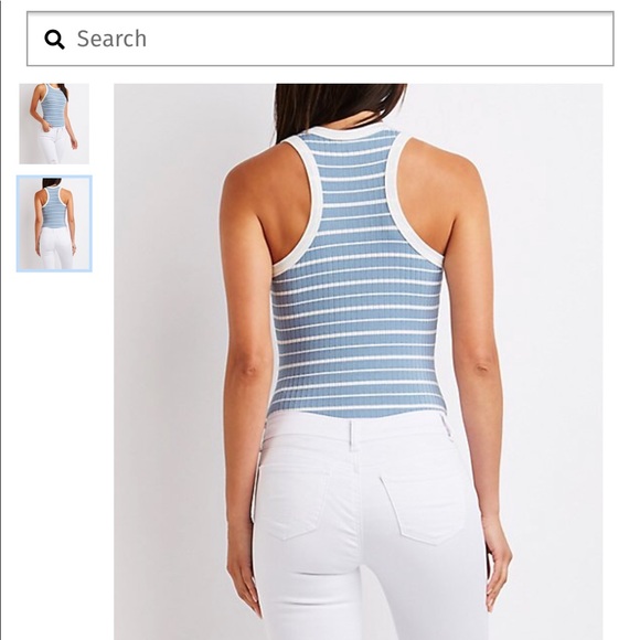 Striped bodysuit - Picture 3 of 5